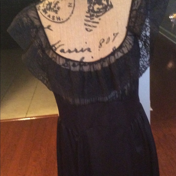Carter's Other - Long black lace night gown